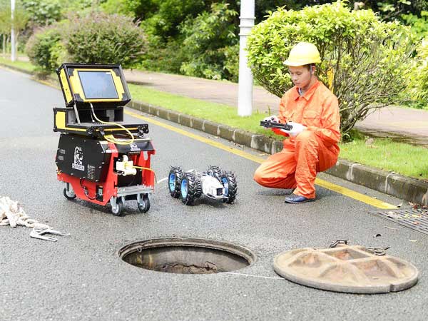 沉湖管委会管道机器人检测